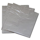 Three packs of white film fronted sandwich paper bags.