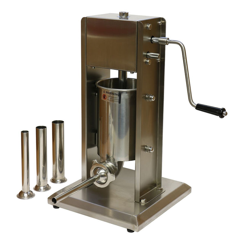 5L Vertical Sausage Stuffer - Stainless Steel