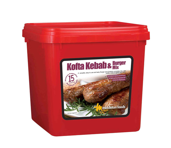 Kofta Kebab and Burger Mix