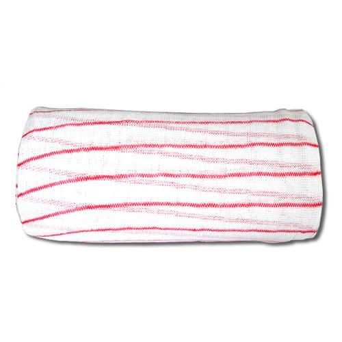 Muslin Cloth/Stockinette - White and Red (800gm Roll)