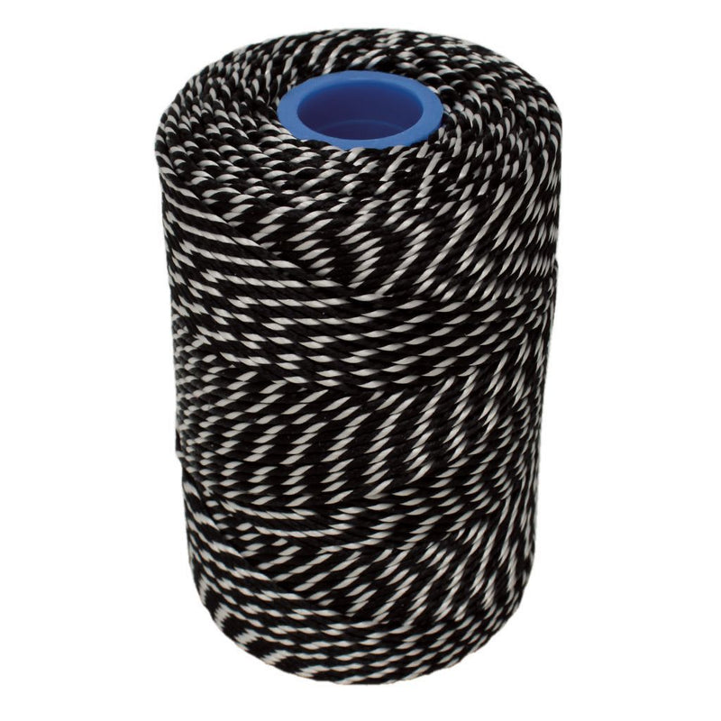 Polyester Black & White Butchers String/Twine Size in 200m (425g). Fro –  Butchers-Sundries