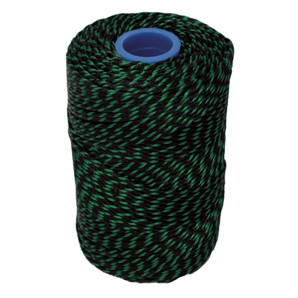 Polyester Green & Black Butchers String/Twine 200m (425g)