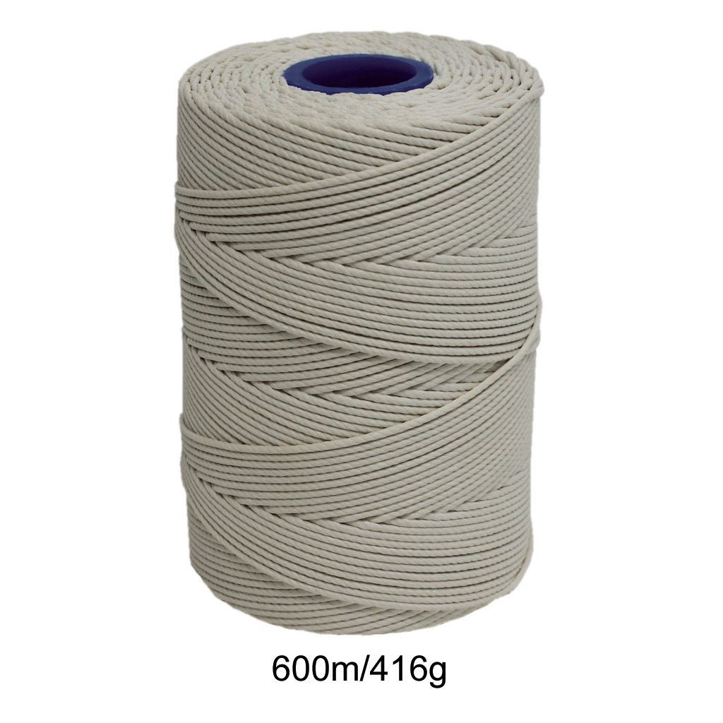 Rayon No 104 White Butchers String/Twine 600m (416g)