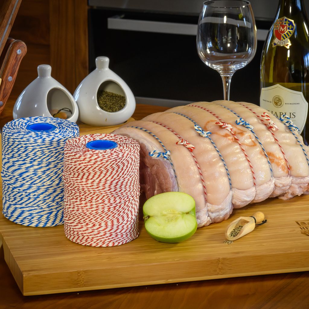 Rayon No 5 Blue & White Butchers String/Twine 100m (190g)