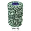 Rayon No 5 Green & White Butchers String/Twine - Size in 260m (500g). From £7.49 per Spool