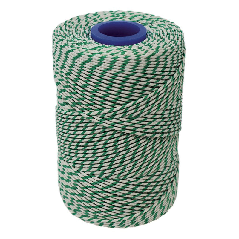 Rayon No 5 Green & White Butchers String/Twine - Size in 260m (500g). From £7.49 per Spool