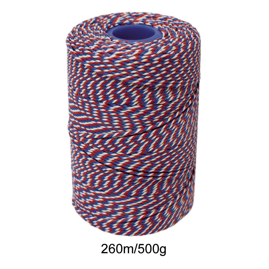 Butcher String Sizes Rayon No 5 Red, White & Blue Butchers String/Twine 260m (500g)