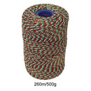 Rayon No 5 Red, White & Green Butchers String/Twine  Size in 260m (500g). From £7.49 per Spool
