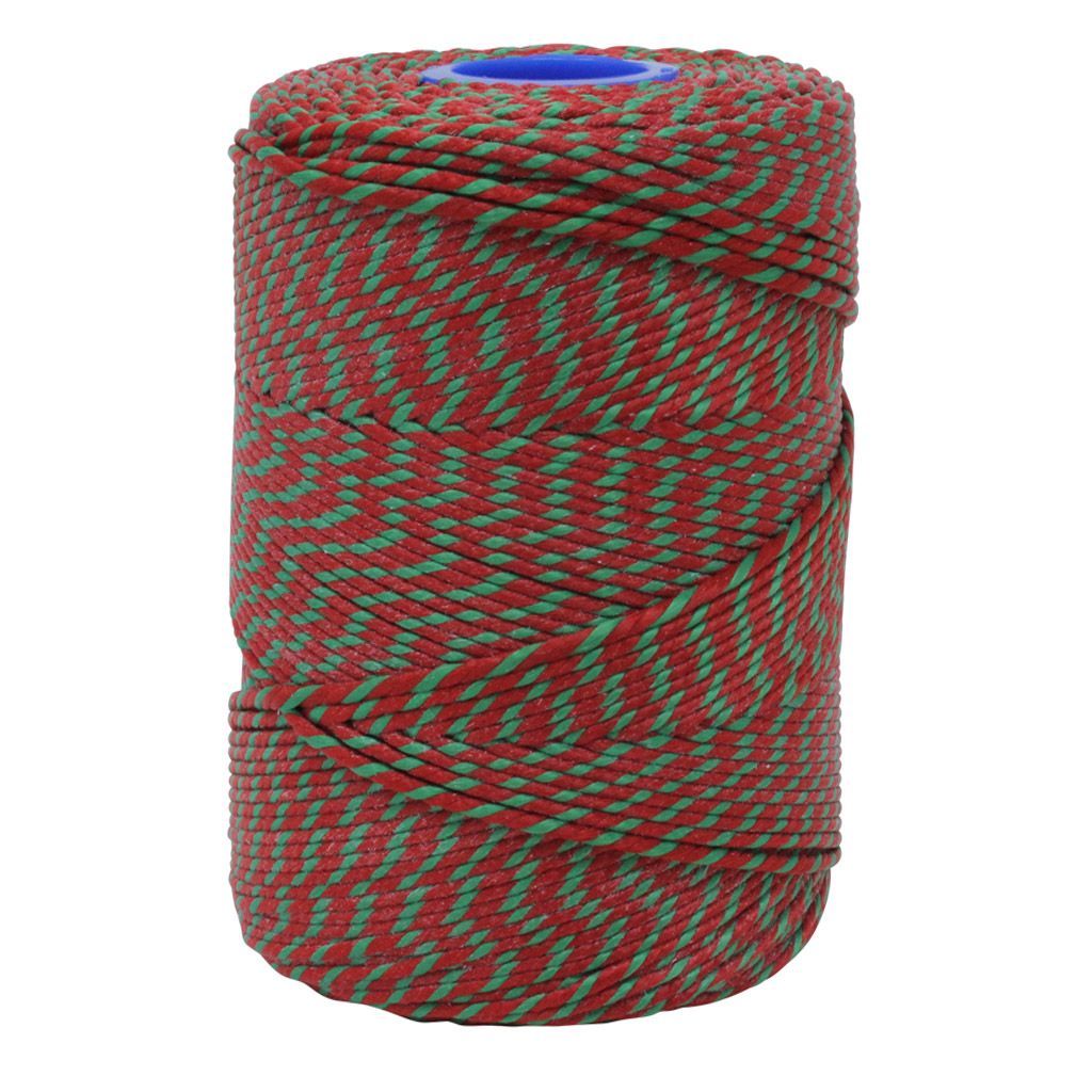 Red Green String Polyester Red & Green Butchers String/Twine Size in 100m (225g)