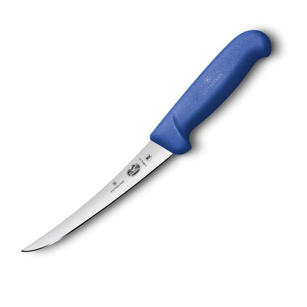 Boning Knife 12cm Narrow Curved Blade (Blue)