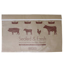 Extra large sealed and fresh recyclable brown counter bag.